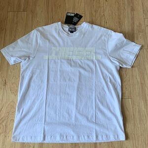 Diesel T-JUST  12-5 Men's Classic White Tee